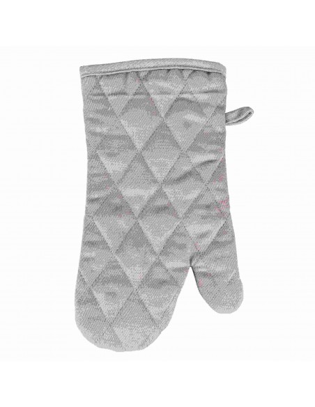 GUANTO FORNO TWILL CON OCCHIELLO 16X31CM 3 COLORI ASSORTITI