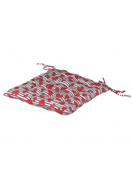 CUSCINO SEDIA 40X40CM CHERRY LOVE 3 COLORI ASSORTITI