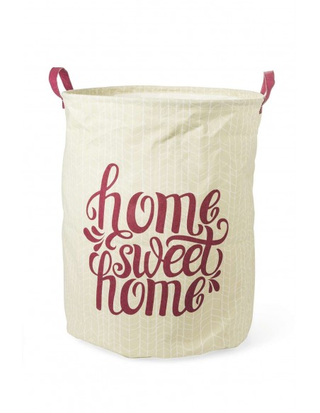 CESTA P/BIANCHERIA 40X50 CON SCRITTE 4 COLORI ASSORTITI