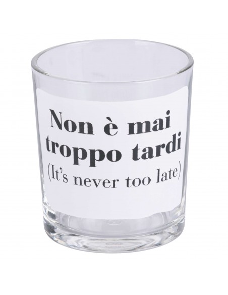 MOODS SET 3 BICCHIERI VETRO 270ML BIANCO SERIE 1