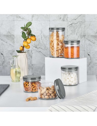 BARATTOLO IN PLASTICA 0,5LT 2 COLORI... BARATTOLO IN PLASTICA 0,5LT 2 COLORI...