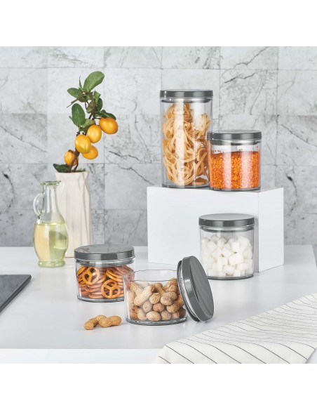 BARATTOLO IN PLASTICA 0,5LT 2 COLORI ASSORTITI