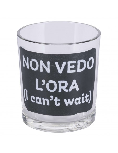 MOODS SET 3 BICCHIERI VETRO 270ML NERO SERIE 1