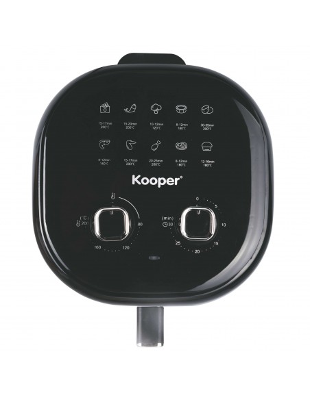 FRIGGITRICE ARIA 5,5LT 1400W BLACK E MANOPOLE SILV