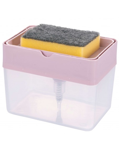 DISPENSER PORTA SPUGNA CON SPUGNA 4 COLORI ASSORTITI