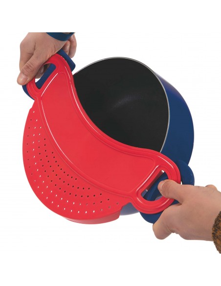 SCOLAPASTA MEZZALUNA 5906218 3 COLORI ASSORTITI