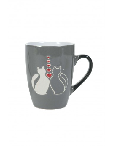 MUG LOVING CATS 325ML 4 COLORI ASSORTITI MUG LOVING CATS 325ML 4 COLORI ASSORTITI