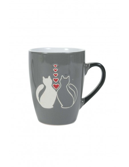 MUG LOVING CATS 325ML 4 COLORI ASSORTITI