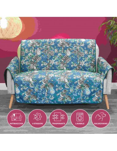 COPRIDIVANO ANTIM FLOWER 3 COLORI... COPRIDIVANO ANTIM FLOWER 3 COLORI...