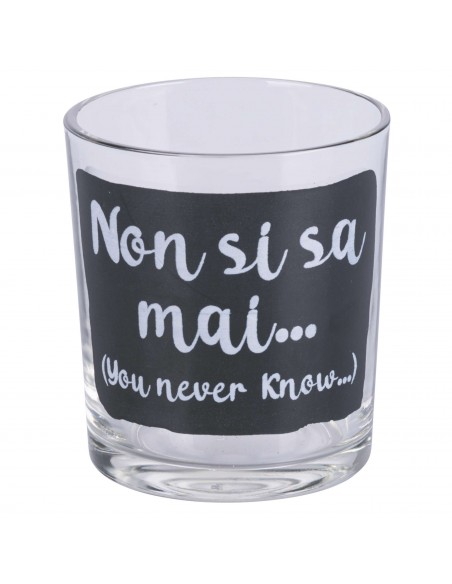 MOODS SET 3 BICCHIERI VETRO 270ML NERO SERIE 2