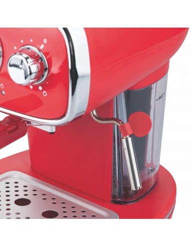 MACCHINA CAFFE ESPRESSO ROSSA 1100W MACCHINA CAFFE ESPRESSO ROSSA 1100W