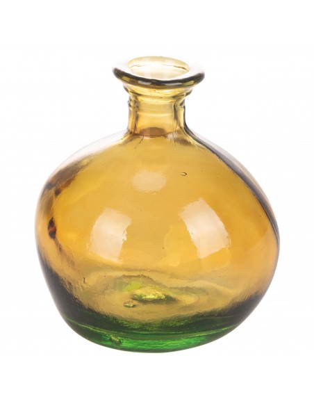 VASO CAIRO VETRO 16,5X18 4 COLORI ASSORTITI