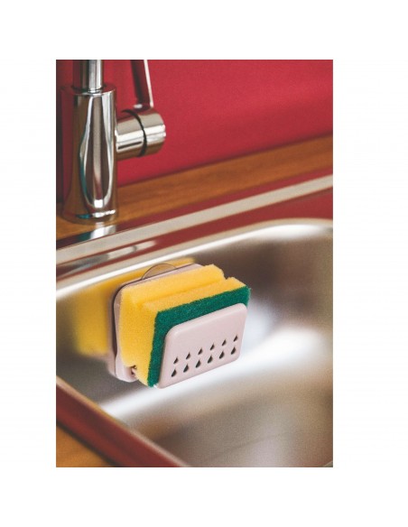 PORTA SPUGNA CON SPUGNA 4 COLORI ASSORTITI