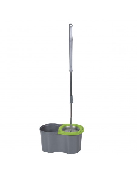 SUPER MOP ROTANTE GRIGIO BORDO VERDE
