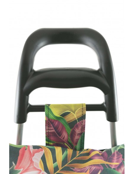 TROPICAL FLOWER CARRELLO SPESA 2 RUOTE