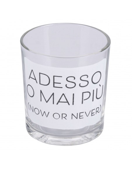 MOODS SET 6 BICCHIERI VETRO 270ML BIANCO