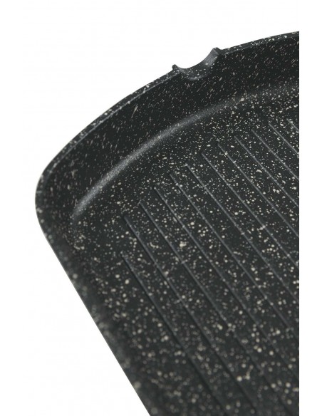 BISTECCHIERA 26X36 MANICO PIEGH.INDUZIONE NERA