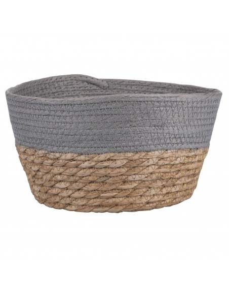 CESTINO IN FIBRA NATURALE D. 25 CM 4 COLORI ASSORTITI