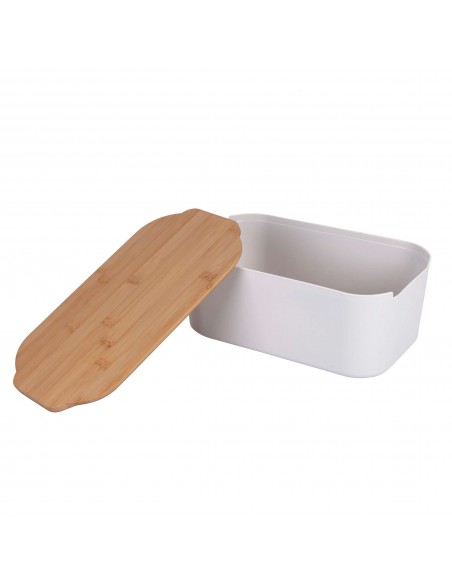 PORTAPANE 4.5LT COPERCHIO IN BAMBOO 2 COLORI ASSORTITI