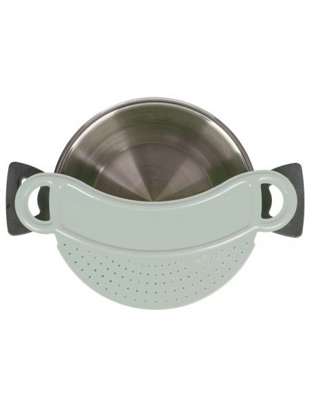 SCOLAPASTA MEZZALUNA 5906218 3 COLORI ASSORTITI