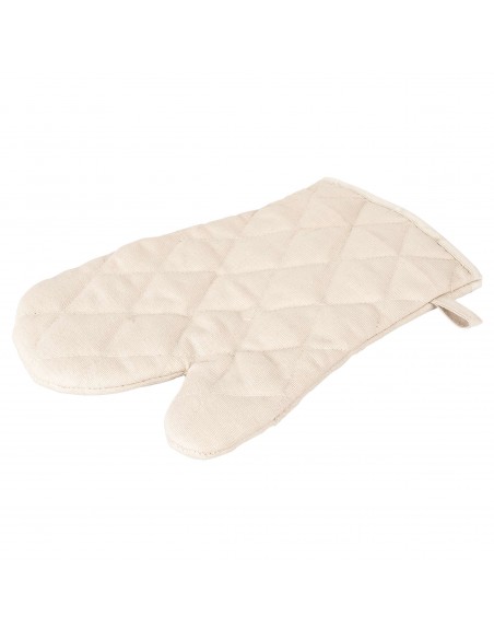 GUANTO FORNO TWILL CON OCCHIELLO 16X31CM 3 COLORI ASSORTITI