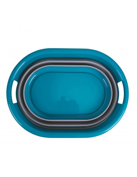 CESTA BIANCHERIA PIEGHEVOLE  PP E TPR 3 COLORI ASSORTITI