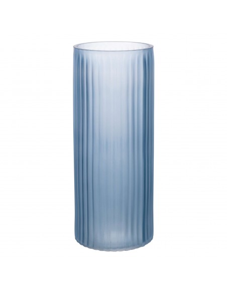 VASO VETRO 12X29CM 6 COLORI ASSORTITI