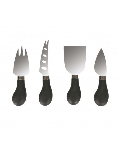 SET 4 COLTELLI FORMAGGIO 2 COLORI ASSORTITI