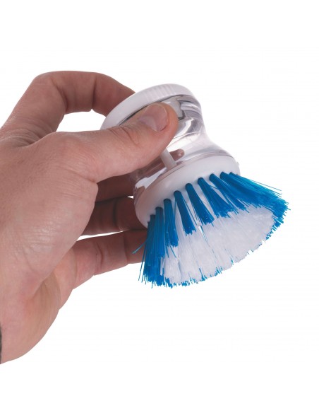 SPAZZOLINA LAVAPIATTI CON SERBATOIO 2 COLORI ASSORTITI