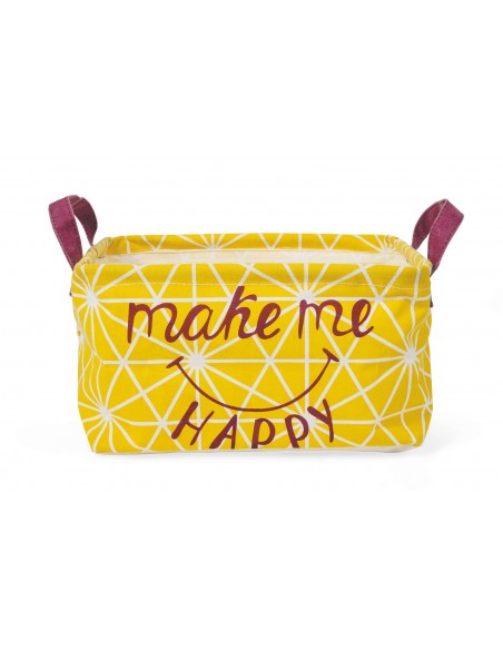 SENZA 2 CESTINI 28X20X16/20X16X14 CON SCRITTE 4 COLORI ASSORTITI