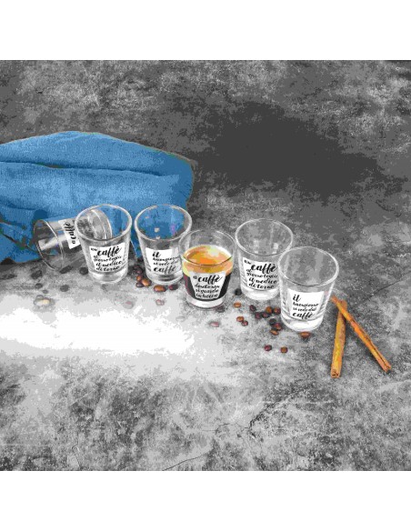 ESPRESSINO 6PZ BUON CAFFE  90ML BIANCHI