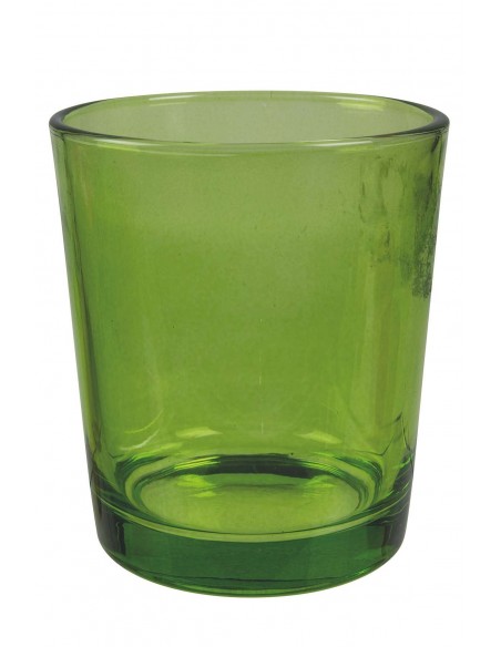 SET 6 BICCHIERI VETRO 370 ML 6 COLORI ASSORTITI