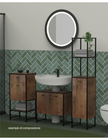 MOBILE BAGNO CON CASSETTO INDUSTRIAL MOBILE BAGNO CON CASSETTO INDUSTRIAL