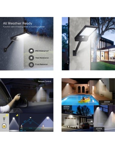 LAMPIONE SOLARE DA PARETE CON SENSORE LAMPIONE SOLARE DA PARETE CON SENSORE