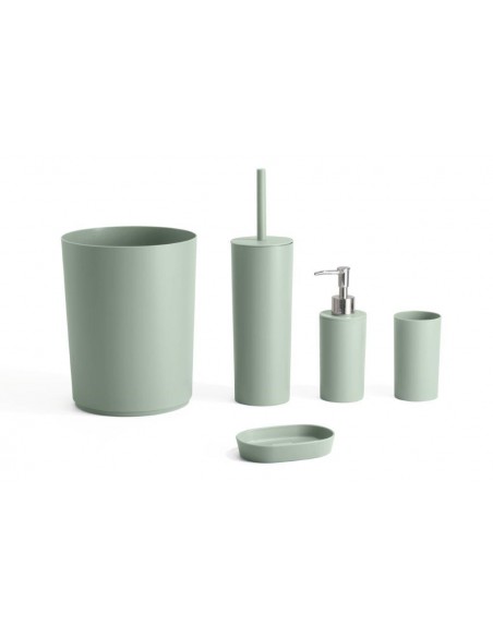 ACCESSORI BAGNO 5 PEZZI COLORI ASSORTITI