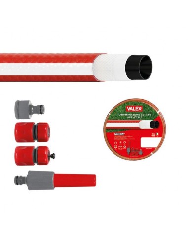 TUBO PER ACQUA 5/8" 20M + KIT ACCESSORI