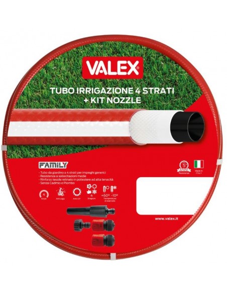 TUBO PER ACQUA 5/8" 20M + KIT ACCESSORI