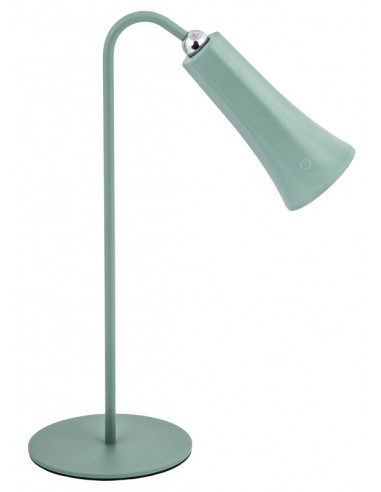 LAMPADA LED RICARICABILE DA TAVOLO VERDE