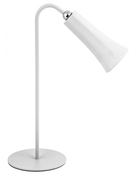LAMPADA LED RICARICABILE DA TAVOLO RUGGINE
