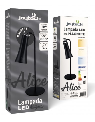 LAMPADA LED RICARICABILE DA TAVOLO NERO LAMPADA LED RICARICABILE DA TAVOLO NERO