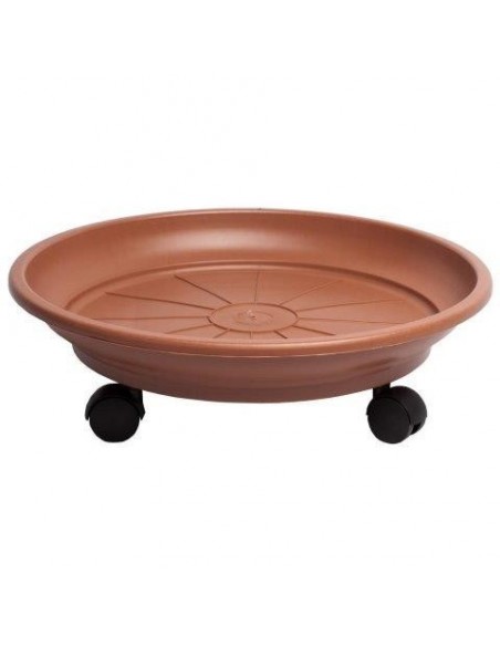 SOTTOVASO LAMPO CON RUOTE D.28 COTTO