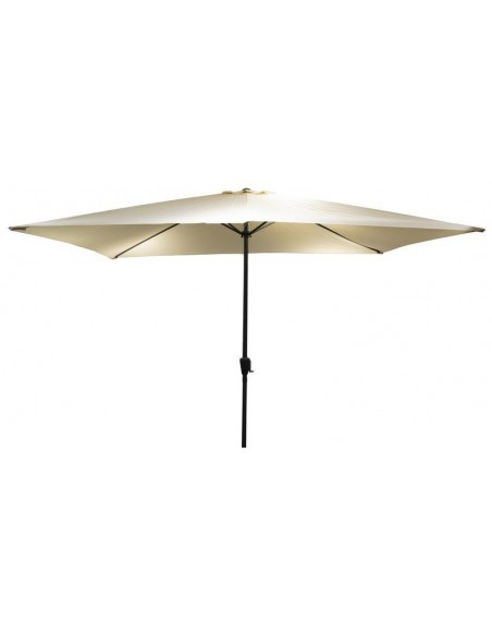 OMBRELLONE ALLUMINIO CON MANOVELLA 3X2M ECRU