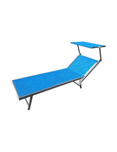 LETTINO ALLUMINIO 189X61 CON PARASOLE... LETTINO ALLUMINIO 189X61 CON PARASOLE...