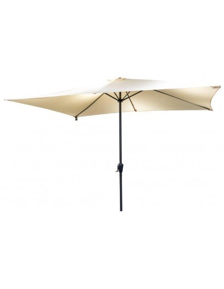 OMBRELLONE ALLUMINIO CON MANOVELLA 3X2M ECRU