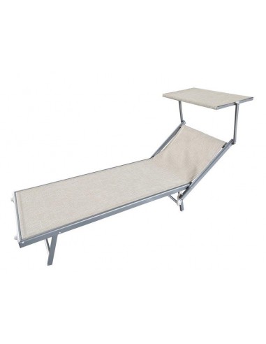 LETTINO ALLUMINIO 189X61 CON PARASOLE... LETTINO ALLUMINIO 189X61 CON PARASOLE...