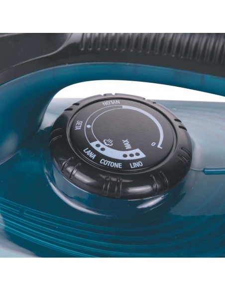 FERRO STIRO 2000W 3 COLORI ASSORTITI  BASE ACCIAIO