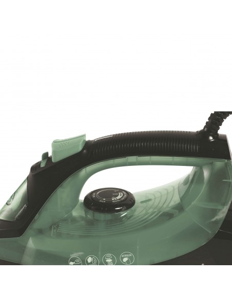 FERRO STIRO 2000W 3 COLORI ASSORTITI  BASE ACCIAIO