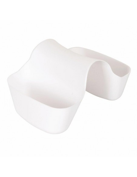 PORTASPUGNA DOPPIO PER LAVABO 3 COLORI ASSORTITI