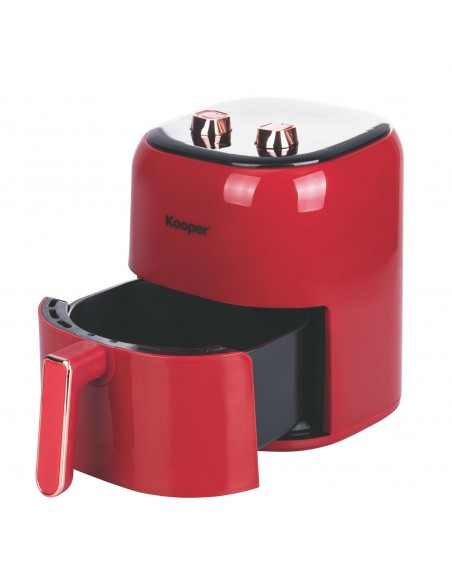 FRIGGITRICE ARIA 5,5LT 1400W ROSSO E MANOPOLE SOR