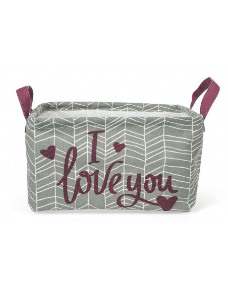 SENZA 2 CESTINI 28X20X16/20X16X14 CON SCRITTE 4 COLORI ASSORTITI